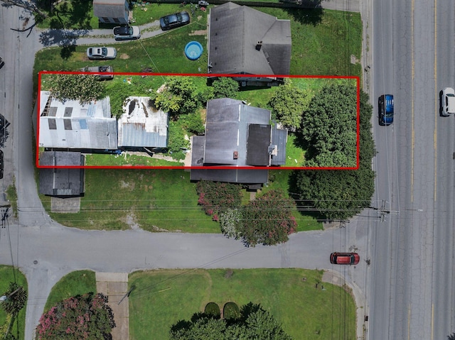 4300 Old Hickory Blvd, Old Hickory, TN 37138 - aerial view of property's location featuring property parcel outlined