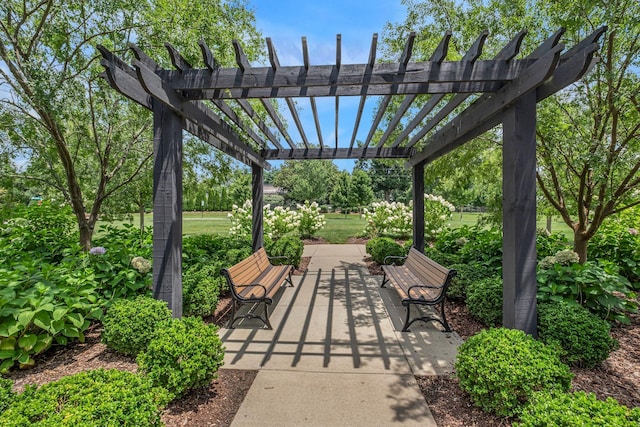4029 Viola Ln, Franklin, TN 37069 - view of community with a pergola and a patio