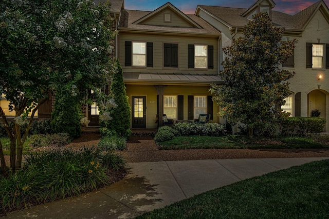 4029 Viola Ln, Franklin, TN 37069 - view of front of property with covered porch