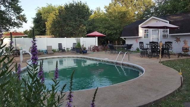 1036 Horse Mountain Rd, Shelbyville, TN 37160 - view of swimming pool featuring a patio and an outdoor structure