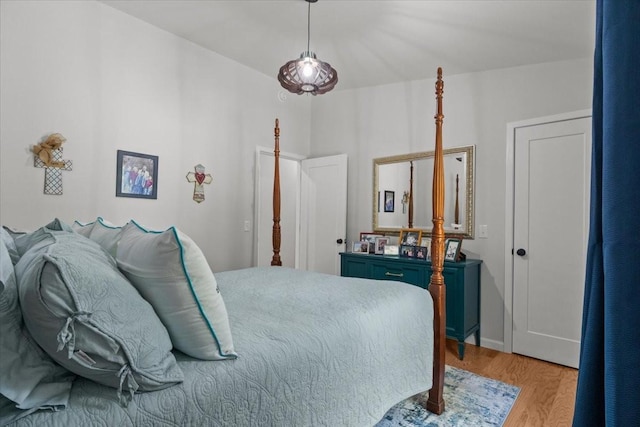 2006 Goodrich Rd, Nunnelly, TN 37137 - bedroom with wood finished floors