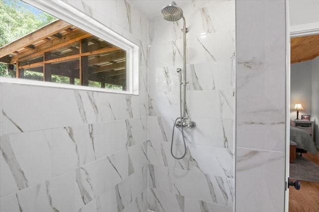 2006 Goodrich Rd, Nunnelly, TN 37137 - ensuite bathroom featuring tiled shower