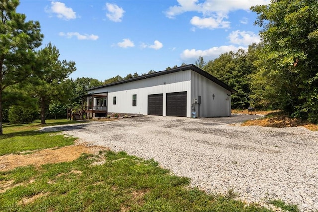 2006 Goodrich Rd, Nunnelly, TN 37137 - view of detached garage