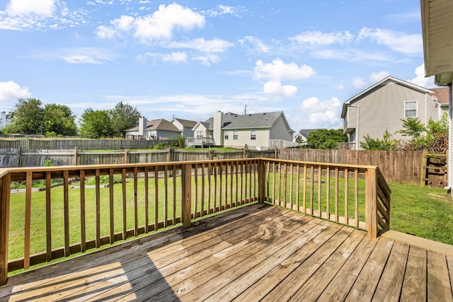 1373 Mackenzie Ct, Clarksville, TN 37042 - deck featuring a residential view and a fenced backyard