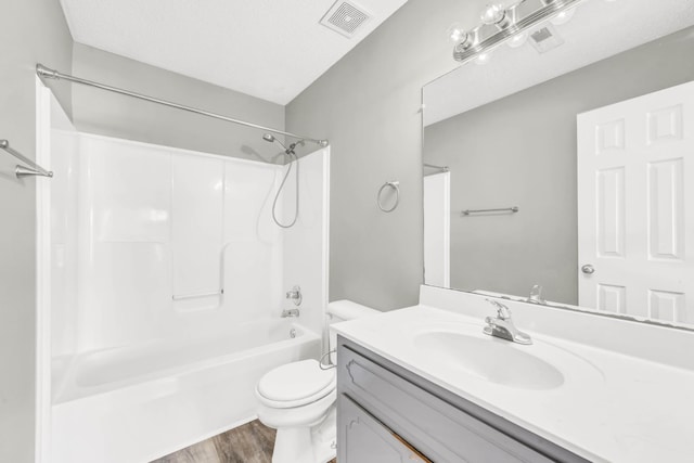 1373 Mackenzie Ct, Clarksville, TN 37042 - full bathroom featuring vanity, wood finished floors, and shower / bath combination
