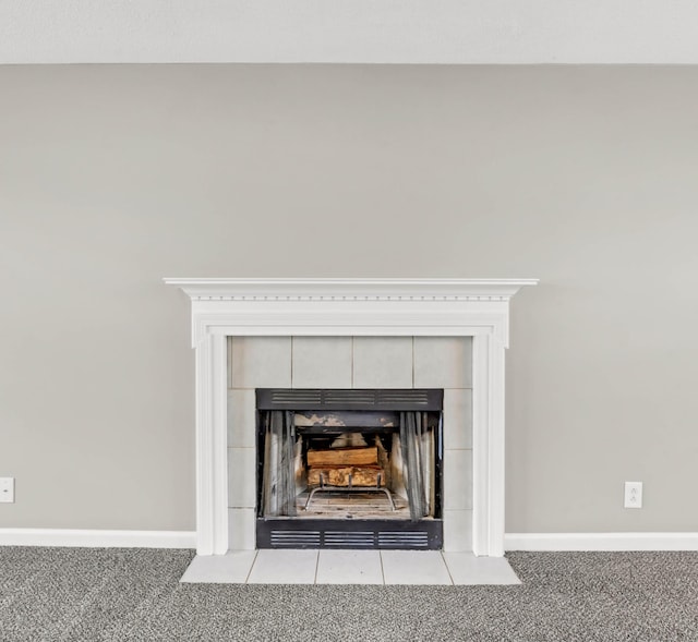 1373 Mackenzie Ct, Clarksville, TN 37042 - detailed view of carpet floors and a fireplace