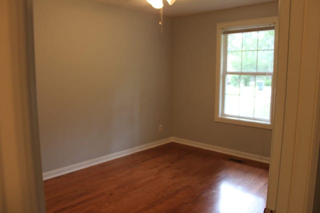 109 Hunter Dr, Mount Juliet, TN 37122 - unfurnished room featuring dark wood-style floors and a ceiling fan