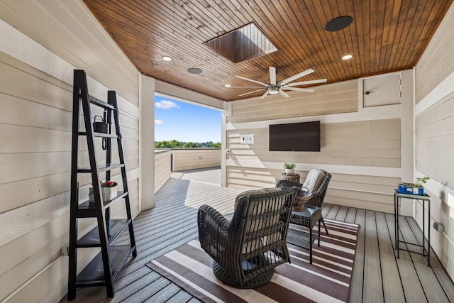 320 Liberty Pike Unit 205, Franklin, TN 37064 - deck featuring ceiling fan