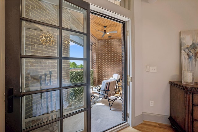 320 Liberty Pike Unit 205, Franklin, TN 37064 - detailed view of wood finished floors and baseboards