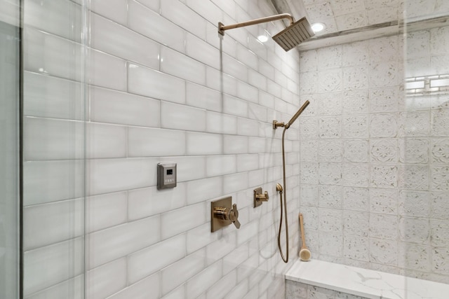 320 Liberty Pike Unit 205, Franklin, TN 37064 - bathroom with tiled shower