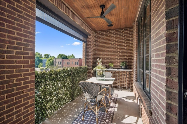 320 Liberty Pike Unit 205, Franklin, TN 37064 - balcony featuring ceiling fan