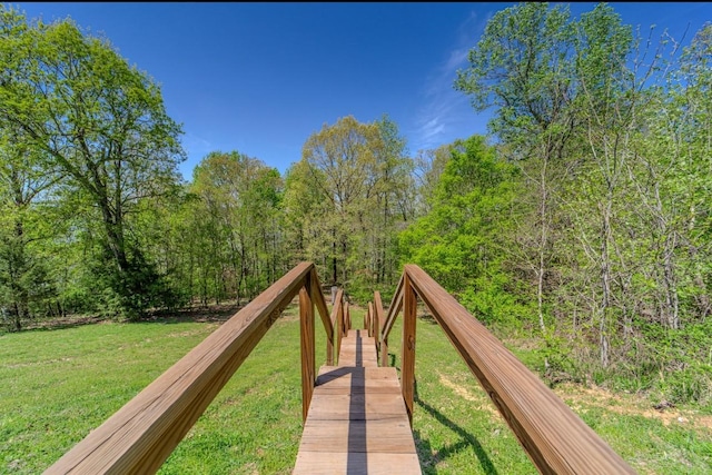3205 Rocky Point Ln, Stewart, TN 37175 - exterior space featuring a lawn and a view of trees