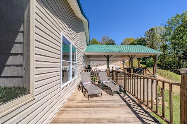 3205 Rocky Point Ln, Stewart, TN 37175 - view of wooden terrace