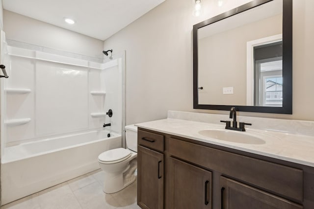 145 Irish Hls, Clarksville, TN 37042 - bathroom with vanity, tile patterned floors, and tub / shower combination