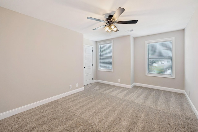 145 Irish Hls, Clarksville, TN 37042 - unfurnished room with a ceiling fan and light colored carpet