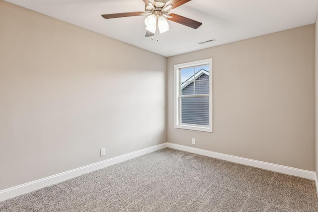 148 Irish Hls, Clarksville, TN 37042 - carpeted empty room featuring baseboards and a ceiling fan