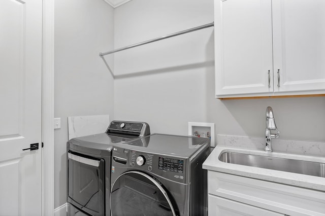 4220 Kirtland Rd, Nashville, TN 37215 - washroom with cabinet space and independent washer and dryer
