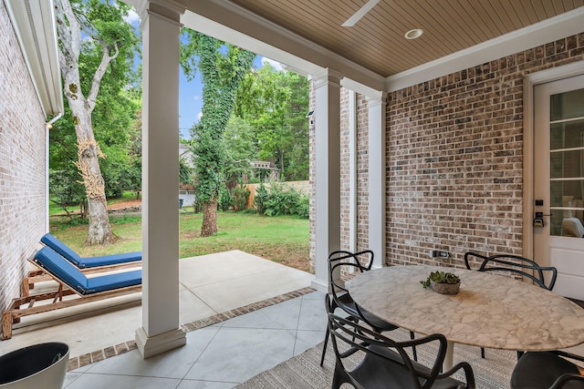 4220 Kirtland Rd, Nashville, TN 37215 - view of patio featuring outdoor dining space