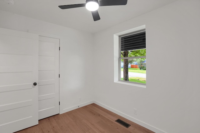 306 Forrest St, Watertown, TN 37184 - spare room featuring light wood-style floors and a ceiling fan