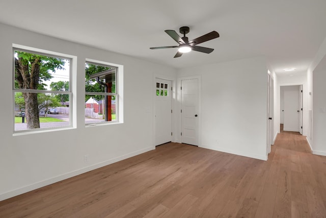 306 Forrest St, Watertown, TN 37184 - spare room featuring light wood-type flooring and a ceiling fan