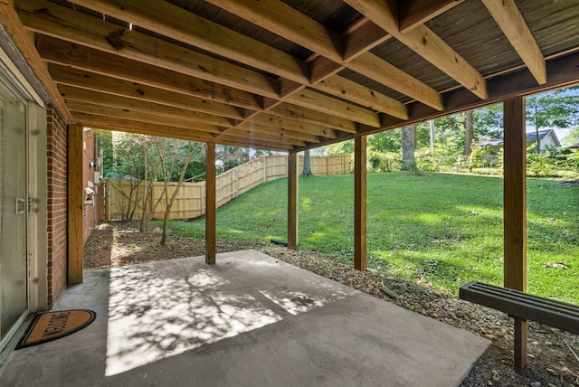 236 Slayden Cir, Clarksville, TN 37040 - fenced backyard featuring a patio
