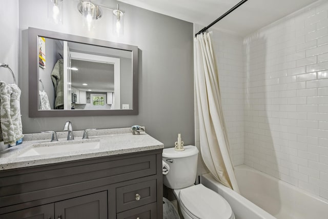 813 Lonnie St, Columbia, TN 38401 - bathroom with vanity and shower / bathtub combination with curtain