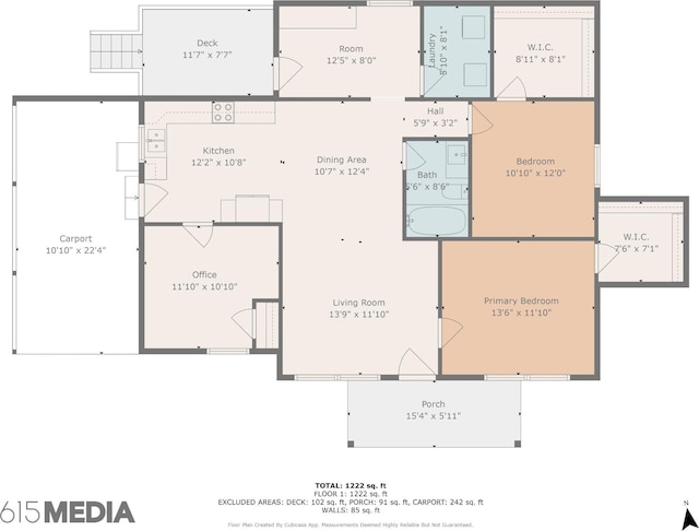 813 Lonnie St, Columbia, TN 38401 - view of room layout