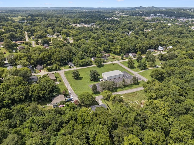 813 Lonnie St, Columbia, TN 38401 - aerial view of property and surrounding area with a forest
