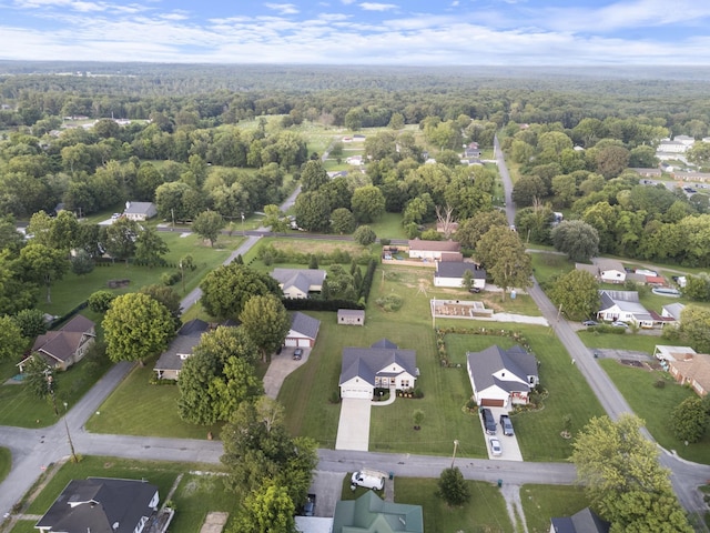 204 Locust St, Mc Ewen, TN 37101 - aerial perspective of suburban area with a forest