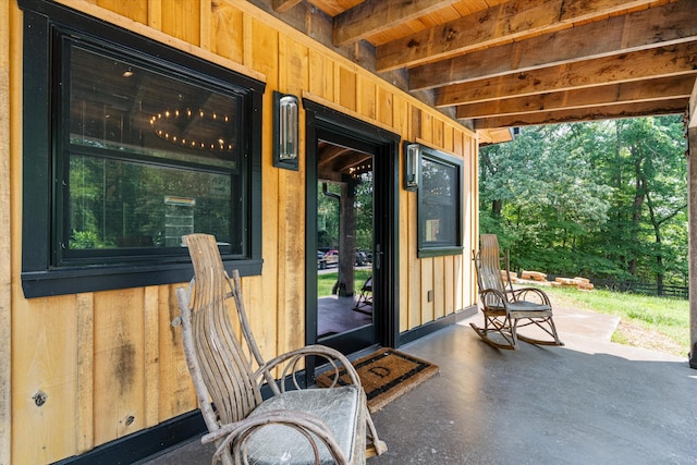 3360 Sweeney Hollow Rd, Franklin, TN 37064 - view of exterior entry with board and batten siding