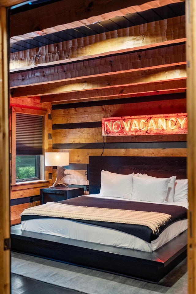 3360 Sweeney Hollow Rd, Franklin, TN 37064 - bedroom with wood walls