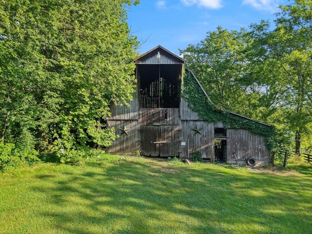 3360 Sweeney Hollow Rd, Franklin, TN 37064 - view of barn featuring a lawn