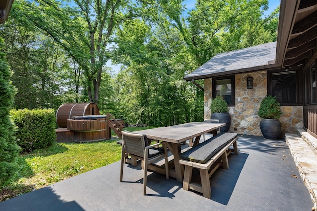 3360 Sweeney Hollow Rd, Franklin, TN 37064 - view of patio / terrace featuring outdoor dining space