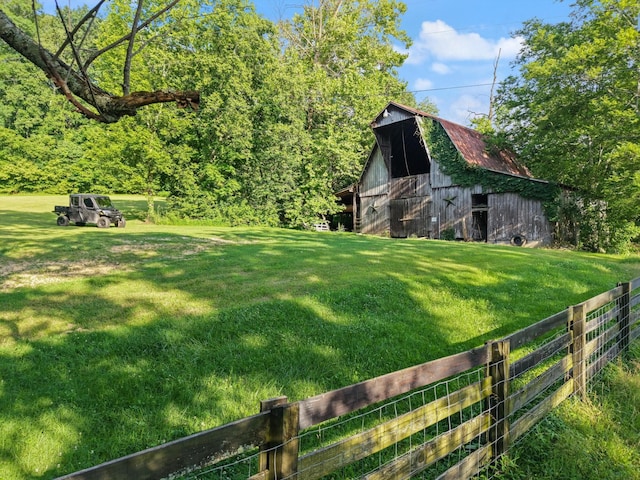 3360 Sweeney Hollow Rd, Franklin, TN 37064 - view of yard featuring a barn and an outbuilding
