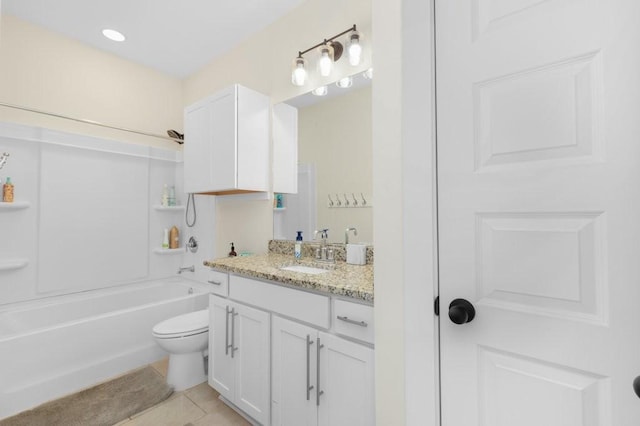 2412 Bullrush Ln, Murfreesboro, TN 37128 - full bath with vanity, bathing tub / shower combination, and tile patterned floors