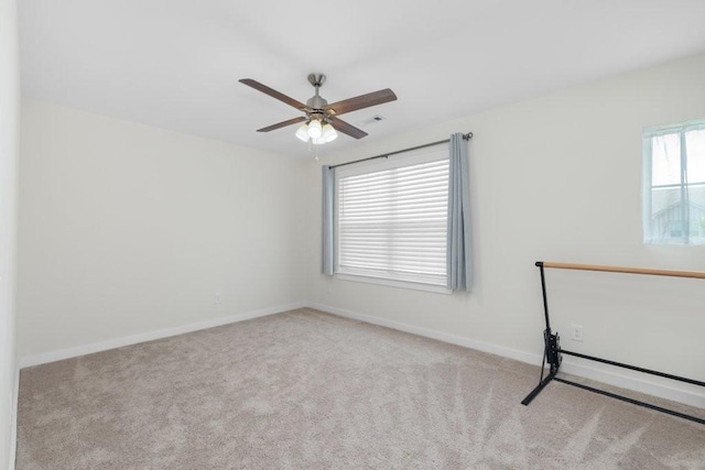 2412 Bullrush Ln, Murfreesboro, TN 37128 - unfurnished room with carpet floors and a ceiling fan