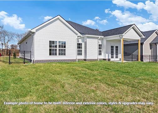 918 Vendue Ave, Clarksville, TN 37042 - rear view of house featuring french doors