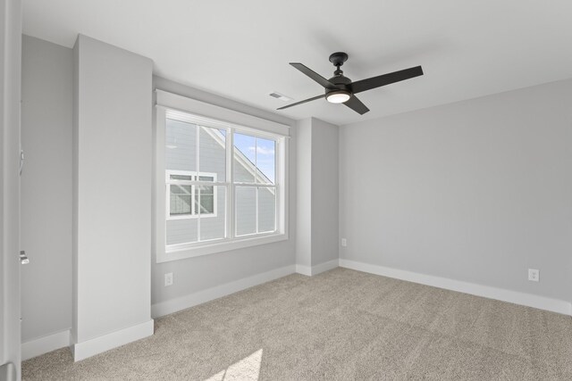 316 Campfire Ct, Winchester, TN 37398 - empty room with carpet flooring and ceiling fan