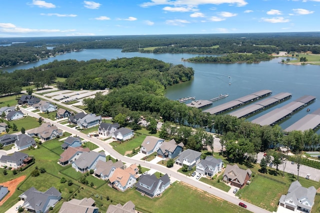 316 Campfire Ct, Winchester, TN 37398 - aerial overview of property's location with a large body of water and nearby suburban area