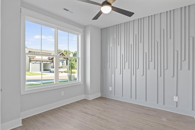 316 Campfire Ct, Winchester, TN 37398 - empty room with light wood-style floors and ceiling fan