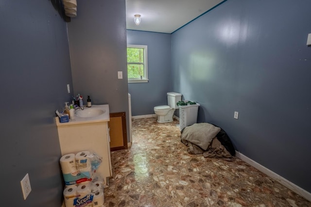 366 Ridge Rd, Westpoint, TN 38486 - bathroom featuring vanity and stone finish flooring