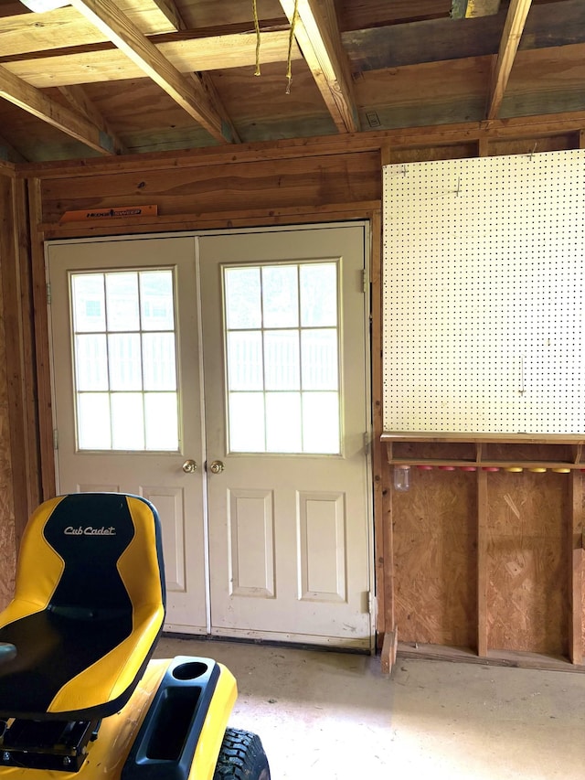 806 Sharon Cir, Lawrenceburg, TN 38464 - doorway featuring wooden walls