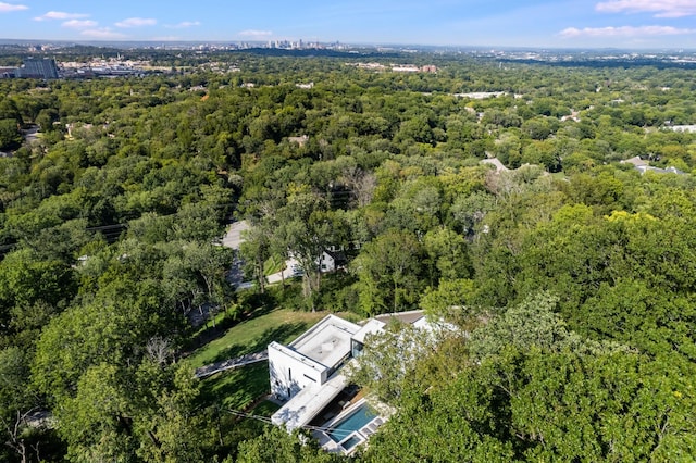 4606 Shys Hill Rd, Nashville, TN 37215 - aerial view of a heavily wooded area