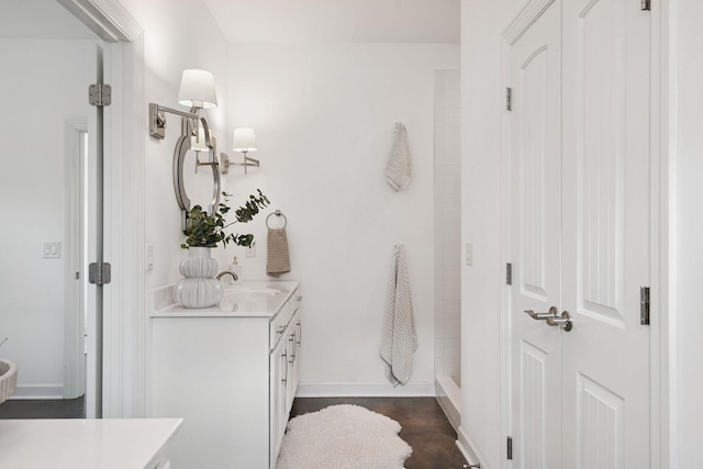 4711 Compassion Ln, Murfreesboro, TN 37128 - bathroom with vanity and tiled shower
