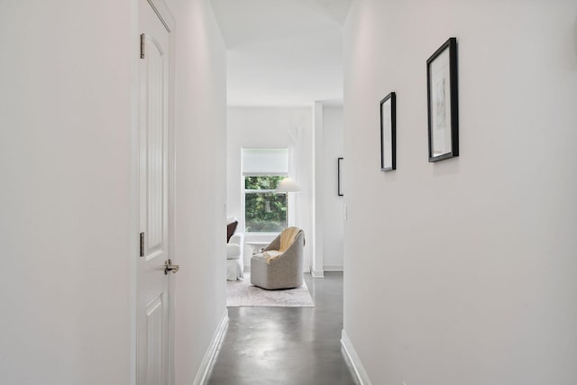 4711 Compassion Ln, Murfreesboro, TN 37128 - hallway with baseboards and concrete flooring