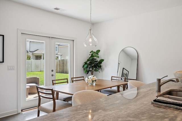 4711 Compassion Ln, Murfreesboro, TN 37128 - dining area with french doors