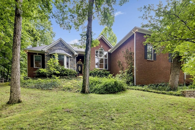 2000 Far Fara Way, Brentwood, TN 37027 - view of front facade with a front yard and brick siding
