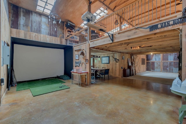 3120 Boxley View Ln, Franklin, TN 37064 - garage with wood walls