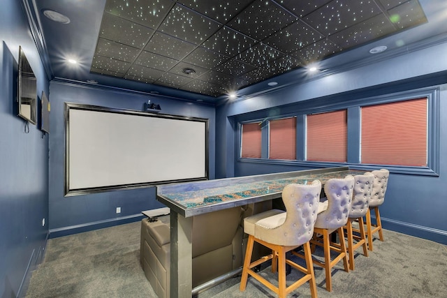 3120 Boxley View Ln, Franklin, TN 37064 - carpeted cinema with baseboards