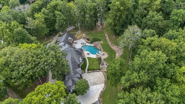 3120 Boxley View Ln, Franklin, TN 37064 - aerial overview of property's location with a pool